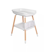 Children of Design Deluxe Diaper Changing Table with Storage Shelf and Changing Pad Included