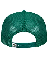New Era Men's Kelly Green Boston Celtics Evergreen Meshback 9FIFTY Snapback Hat