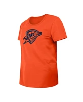 New Era Men's Orange Oklahoma City Thunder 2023/24 Edition T-Shirt