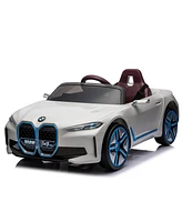 Streamdale Furniture Bmw I4 Kids Ride On Car with Remote Control & Features