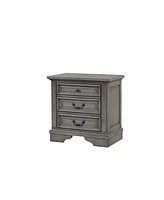 Simplie Fun Grace Nightstand In Gray