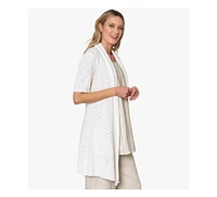 Stella Carakasi Women's Short Sleeve Cotton No Regrets Cardigan