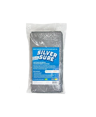 Arkwright Home Silversure Antimicrobial Cleaning Cloths (12 Pack), 12x12 in., Reusable, Multi-Purpose, Color Options