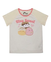 Squishmallows Little Girls Stay Sweet Youth Pajama Set