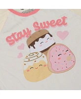 Squishmallows Little Girls Stay Sweet Youth Pajama Set