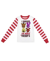 Five Nights at Freddy's Little Boys Youth Long Sleeve Shirt & Sleep Pant Set