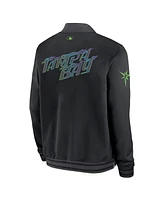 Nike Men's Black Tampa Bay Rays 2024 City Connect Authentic Collection Game Time Full-Zip Bomber Jacket