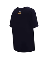 Pro Standard Men's Navy Denver Nuggets Script Boyfriend T-Shirt