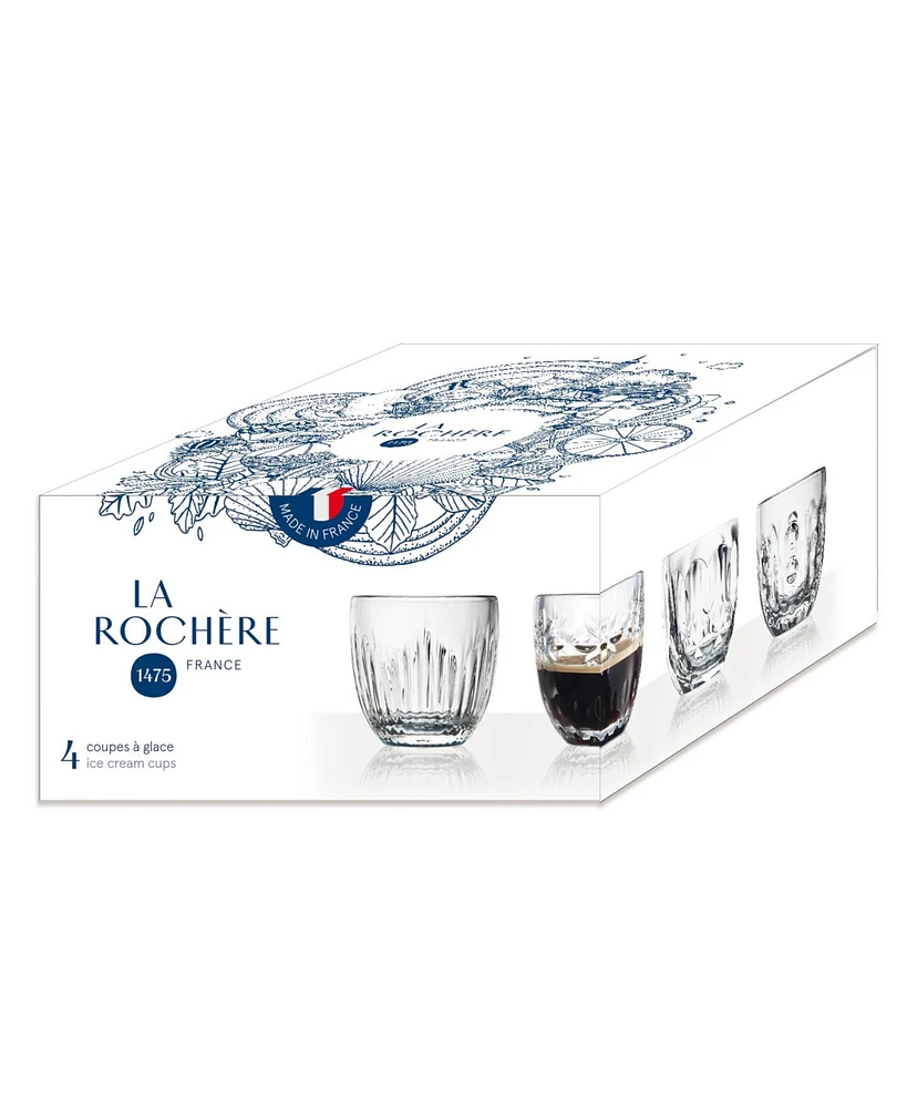 La Rochere Assorted, 3.2 oz Espresso Cups, Set of 4