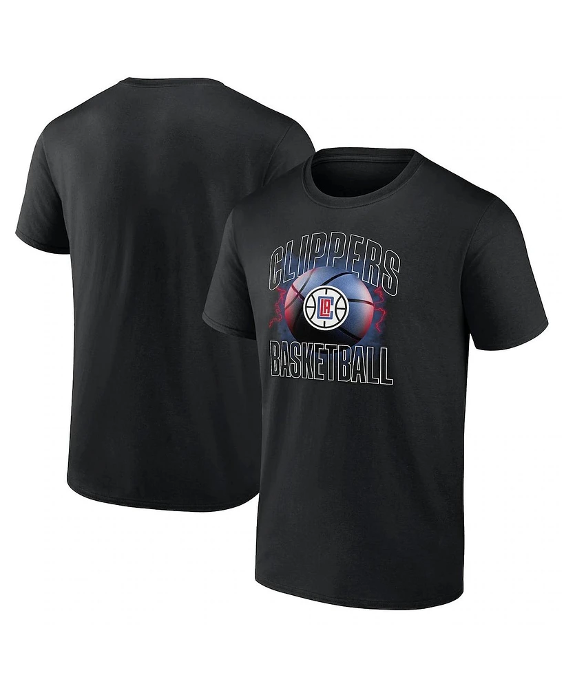 Fanatics Men's Black La Clippers Match Up T-Shirt