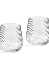 Vera Wang Wedgwood Swirl Tumbler Glass, Set of 2