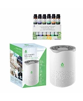 Pursonic Air Purifier with 6-Pack Premium Essential Oils Collection