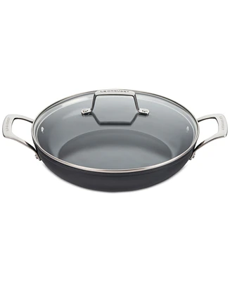 Le Creuset Essential Nonstick Ceramic 3.5-Qt. Shallow Braiser with Glass Lid