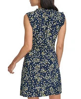 Tommy Hilfiger Women's Floral-Print Round-Neck Dress