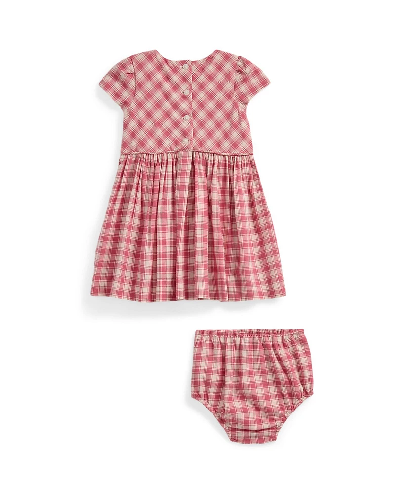 Polo Ralph Lauren Baby Girls Gingham Cotton Madras Dress