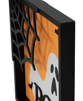 Northlight 9.75" Framed 3D Boo Halloween Wall Sign