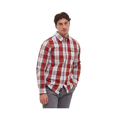 Bench Dna Men's Marcin Long Sleeve Check Shirt