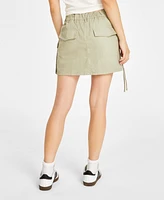 Indigo Rein Juniors' Cotton Cargo Pocket Mini Skirt