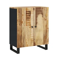 vidaXL Sideboard 23.6"x13"x29.5" Solid Wood Mango