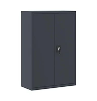 vidaXL File Cabinet Anthracite 35.4"x15.7"x55.1" Steel