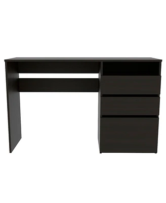 Simplie Fun Waterbury 3-Drawer 1-Shelf Computer Desk Wengue