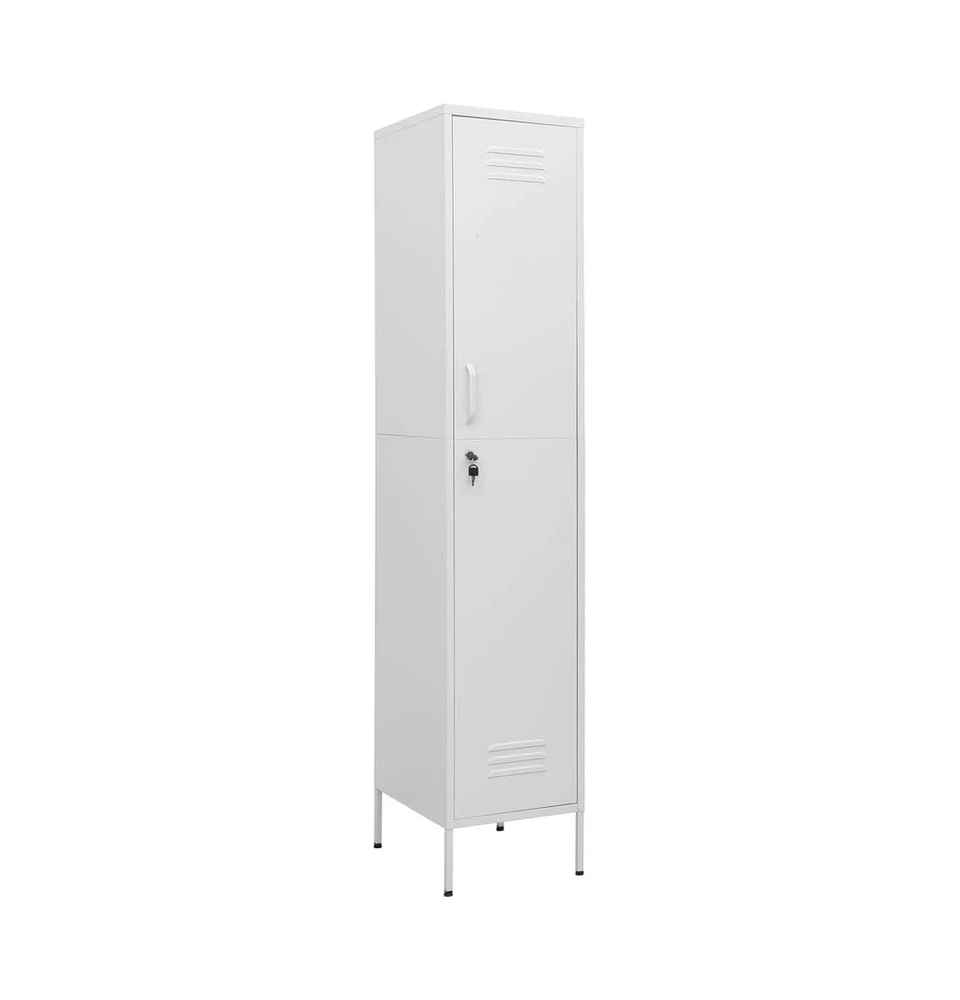 vidaXL Locker Cabinet 13.8"x18.1"x70.9" Steel