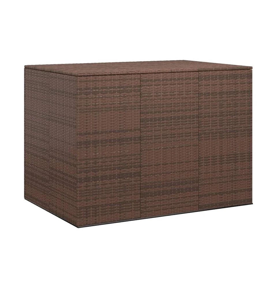 vidaXL Patio Cushion Box Pe Rattan