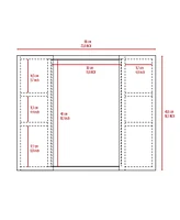 Ellegrini 1-Drawer Medicine Cabinet Wengue