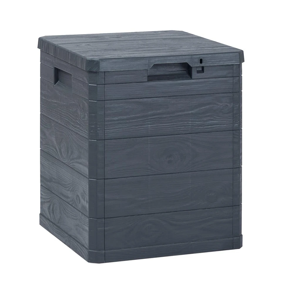 vidaXL Patio Storage Box 23.8 gal Anthracite