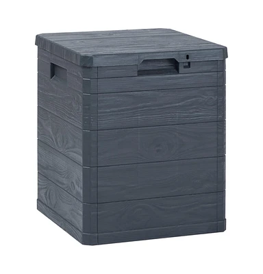 vidaXL Patio Storage Box gal Anthracite