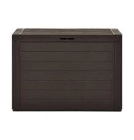 vidaXL Patio Storage Box Brown 30.7"x17.3"x21.7"