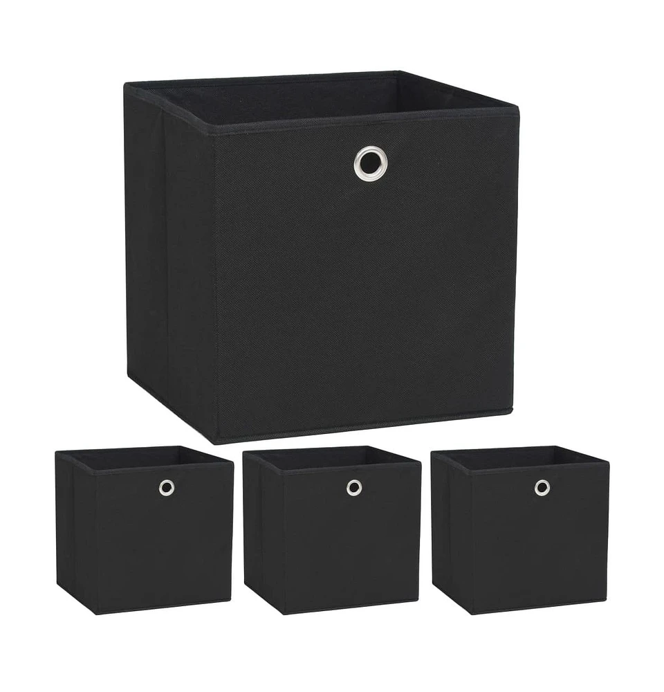 vidaXL Storage Boxes pcs Non-woven Fabric 12.6"x12.6"x12.6