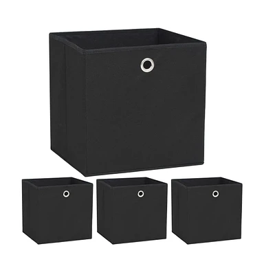 vidaXL Storage Boxes pcs Non-woven Fabric 12.6"x12.6"x12.6