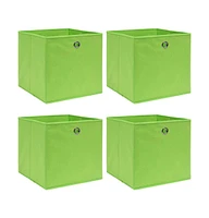 vidaXL Storage Boxes 4 pcs 12.6"x12.6"x12.6" Fabric