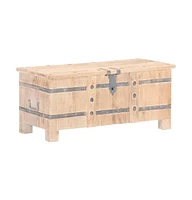 vidaXL Chest 35.4"x15.7"x15.7" Solid Acacia Wood