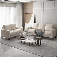 Streamdale Furniture Modern Living Room Furniture Sofa In Fabric 2+3