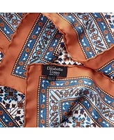 Elizabetta Men's Modena - Large Silk Pocket Square for Men