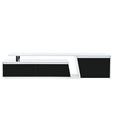 Rectangle Tv Stand, 2 Drawers, 1 Cabinet, Up to 100"