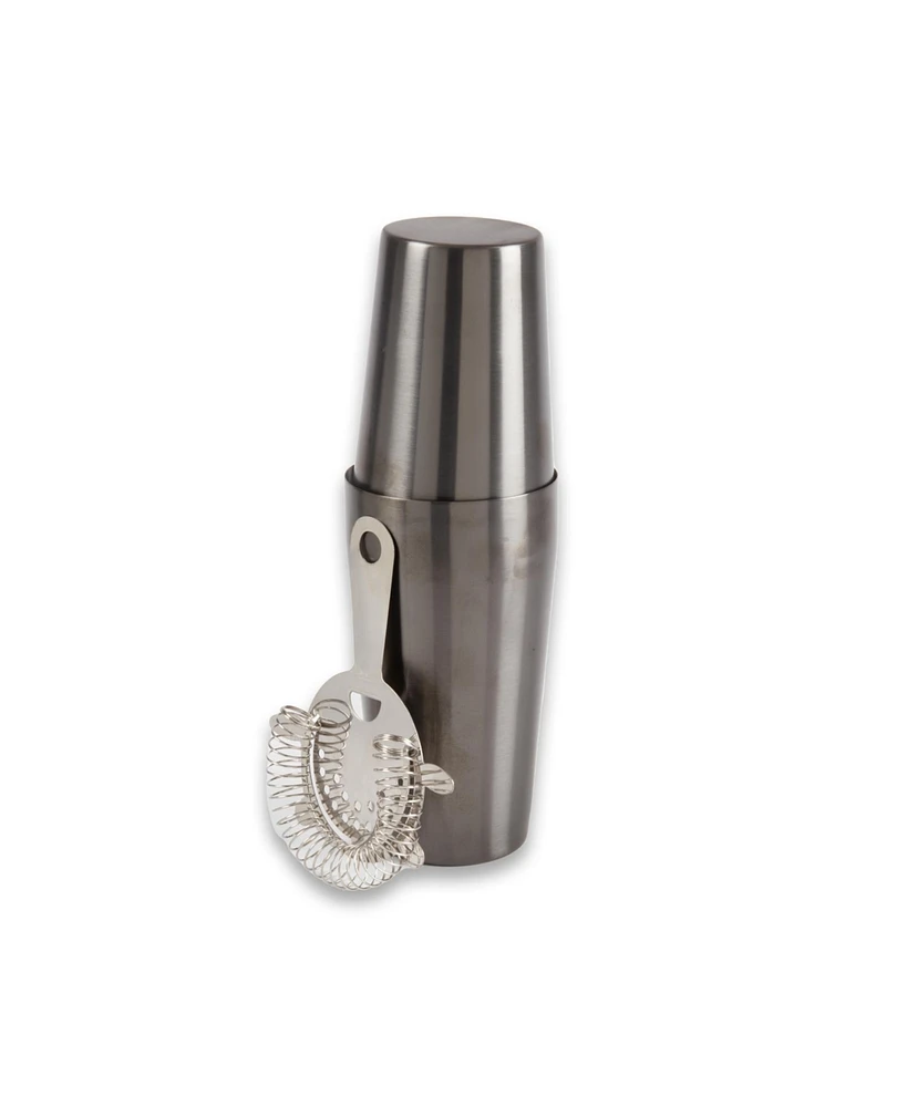 Bey-Berk Gun Metal Cocktail Shaker