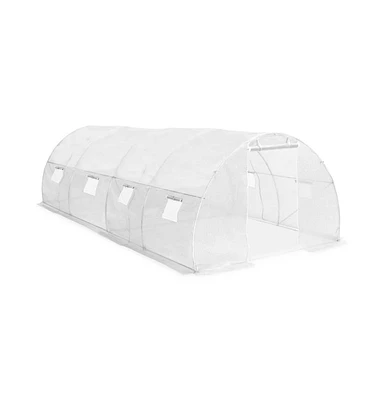 vidaXL Greenhouse 193.8 ft² 236.2"x118.1"x78.7"