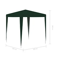 vidaXL Professional Party Tent 6.6'x6.6' Green