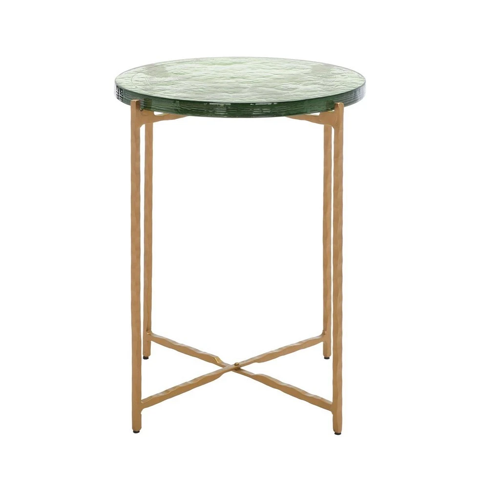 Safavieh Tengah Round Glass Accent Table