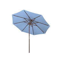 Safavieh Cannes 9Ft Wooden Outdoor Umbrella