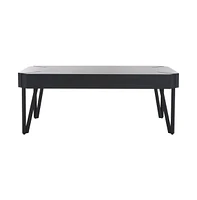 Safavieh Liann Rustic Midcentury Wood Top Coffee Table