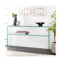 Safavieh Dash Tempered Glass 1 Shelf Console Table