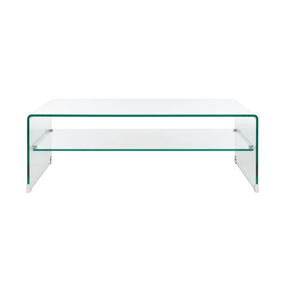 Safavieh Brioni Tempered Glass Coffee Table