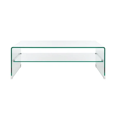 Safavieh Brioni Tempered Glass Coffee Table