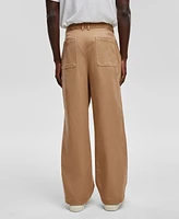 Mode of One Men's Relaxed-Fit Wide-Leg Pants, Created for Macy's