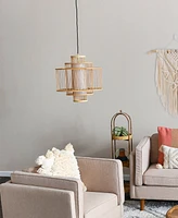 Storied Home Boho Tiered Chandelier Natural