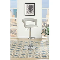 Streamdale Furniture Set of 2 Grey Kitchen Barstool Chairs